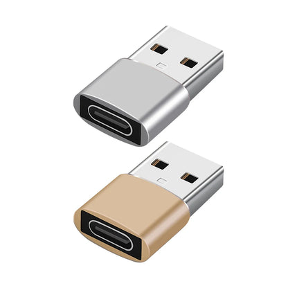 2Pcs USB To Type C OTG Adapter USB USB-C Male To Micro USB Type-c Female Converter For Macbook Samsung S20 USBC OTG Connector