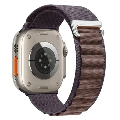 Alpine Loop Strap for Apple Watch Ultra Band 49mm 45mm 44mm 42mm 41mm 40mm Metal C-Hook Bracelets iwatch SE serie 9 8 7 6 5 4 10