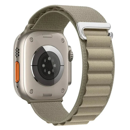 Alpine Loop Strap for Apple Watch Ultra Band 49mm 45mm 44mm 42mm 41mm 40mm Metal C-Hook Bracelets iwatch SE serie 9 8 7 6 5 4 10